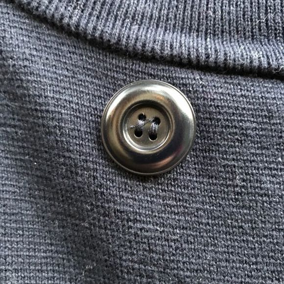 vtg•j crew 100% cotton ruffle sweater jacket - Picture 9 of 9